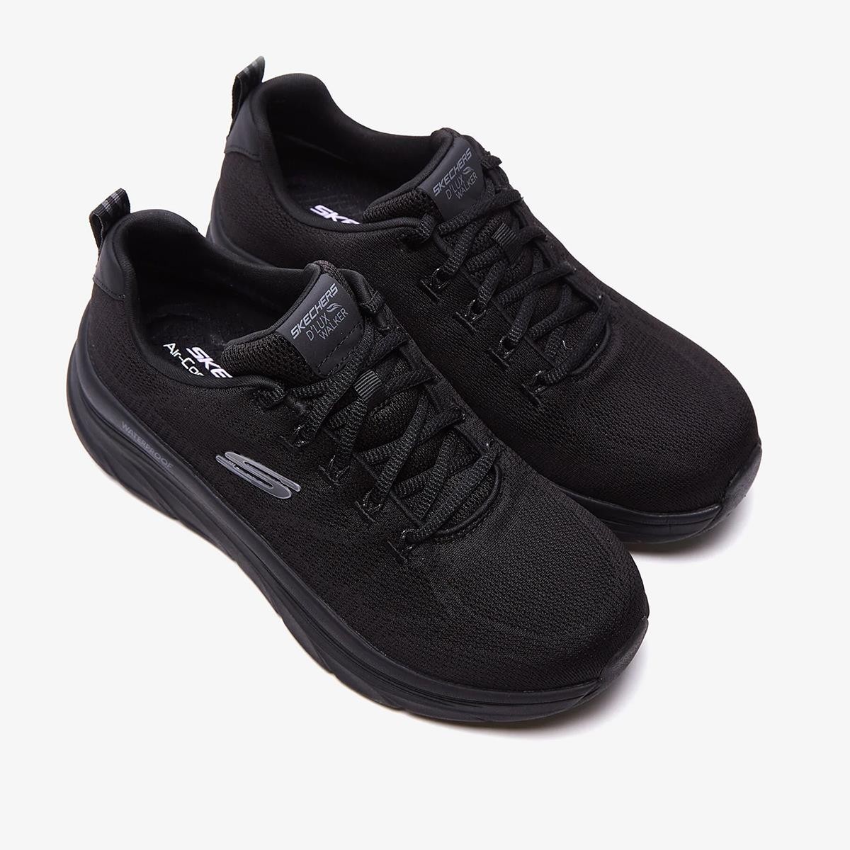 Kadın Sneaker ( Günlük) 149810 BBK Skechers  D'LUX WALKER - GET OASIS Black Knit