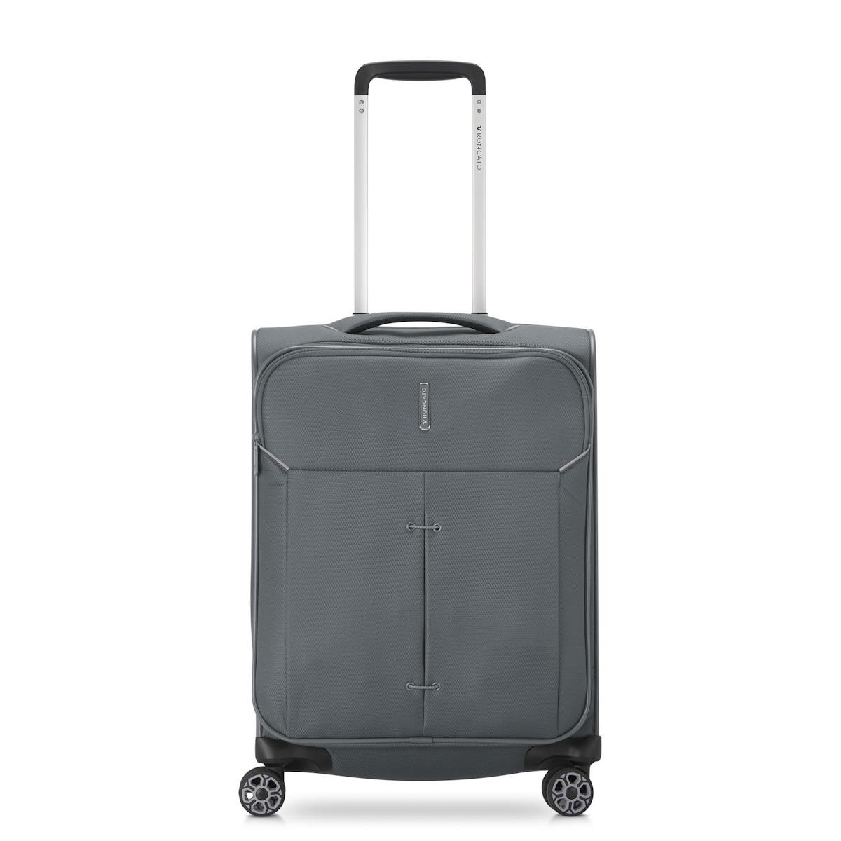 Unisex Valiz 41530322 Roncato Trolley Cabına 4R 55-20 Cm Exp Ironık 2.0 Anthracite