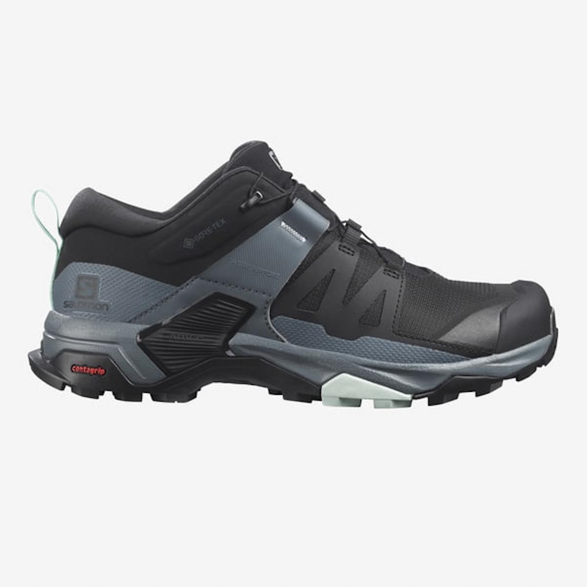 Kadın Outdoor L41289600 SALOMON AX ULTRA 4 GTX W Black-Stormy Weather-Opal Blue