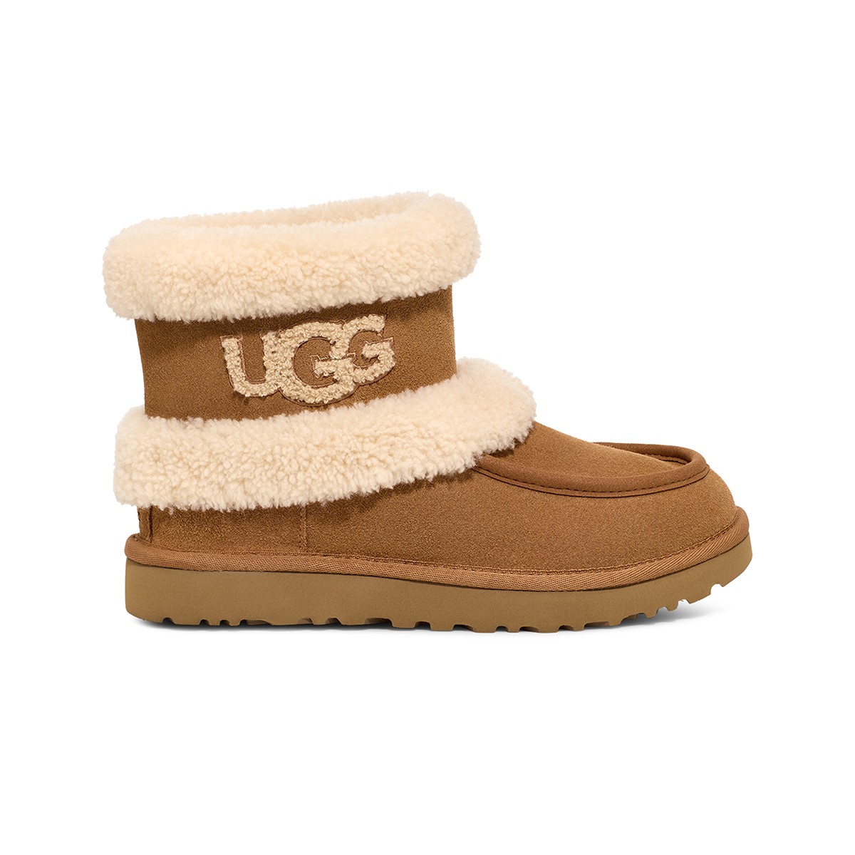 Kadın Bot 1145410 UGG W ULTRA MINI UGG FLUFF CHESTNUT (TABA)