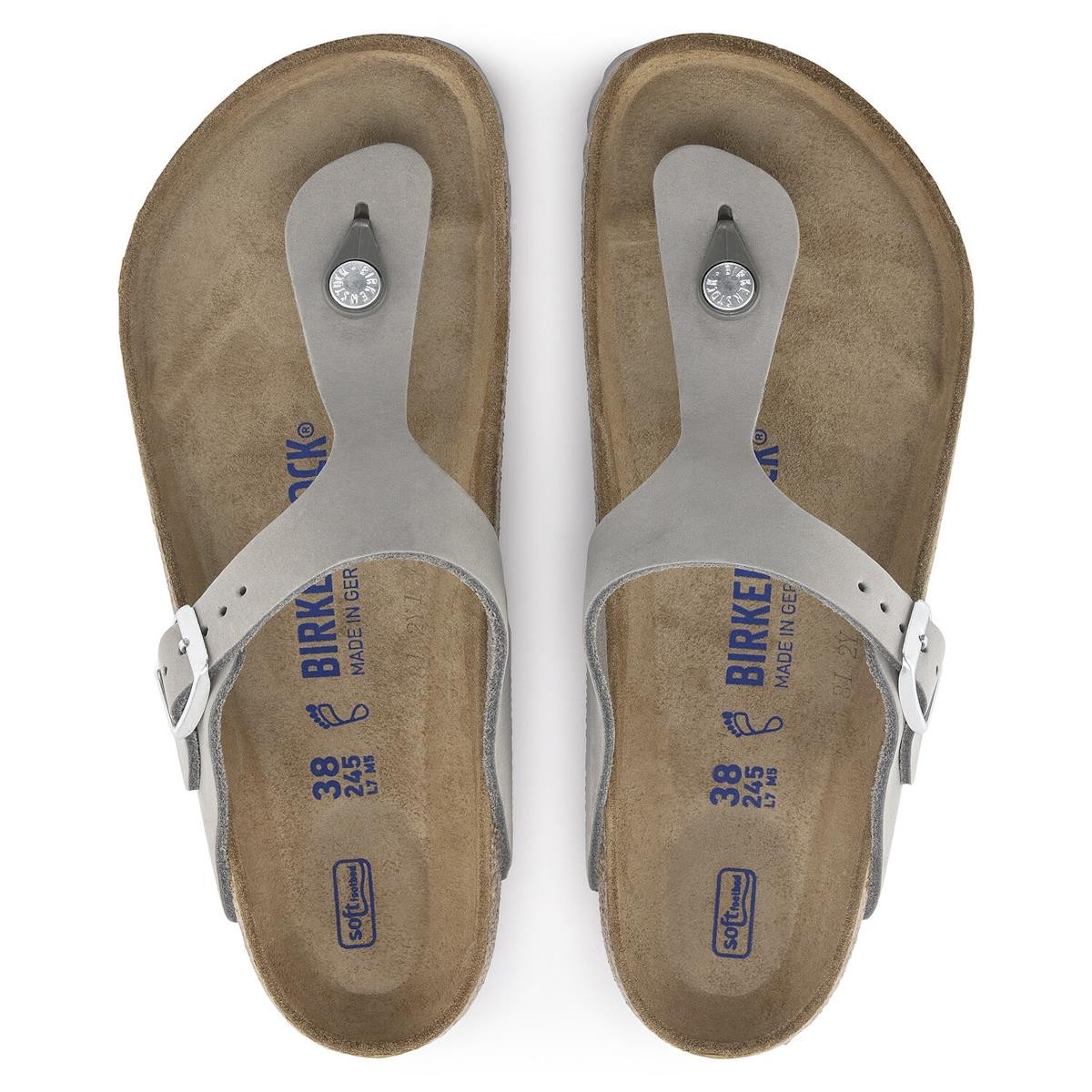 Kadın Terlik 1024127 Birkenstock GIZEH SFB NU DOVE GREY