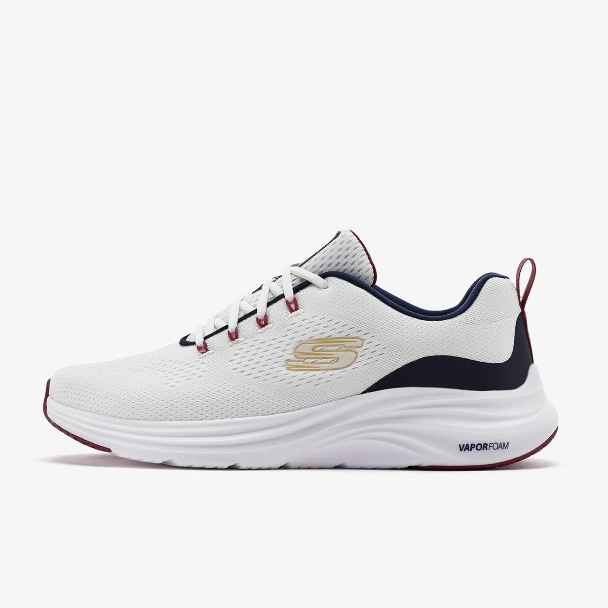 Erkek Sneaker ( Günlük) 232625 WNVR Skechers VAPOR FOAM White-Navy Blue-Red