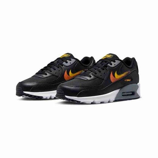 Erkek Spor Ayakkabı FJ4229-001 Nike Air Max 90 Double Swoosh Black\Safety Orange