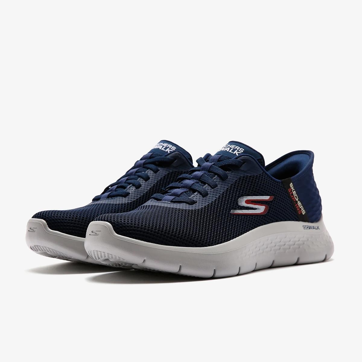 Erkek Sneaker ( Günlük) 216496TK NVY Skechers GO WALK FLEX - HANDS UP Navy Blue