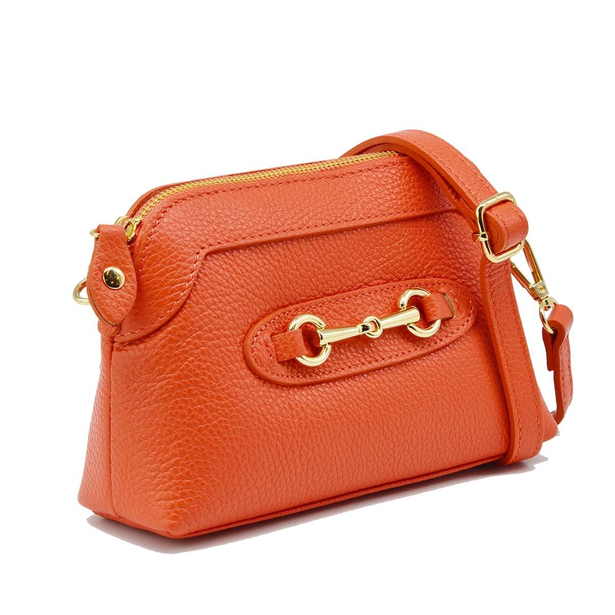 Kadın Çapraz Çanta MISS G Piumelli Milano Bag D35 Dark Orange