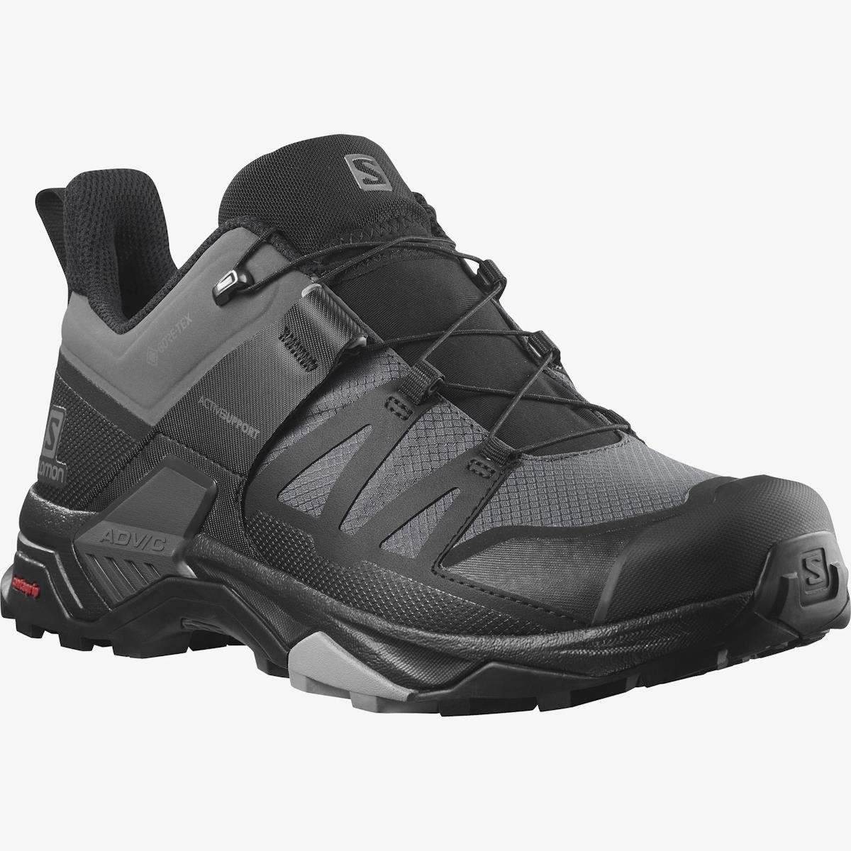 Erkek Outdoor L41385100 SALOMON X ULTRA 4 GTX Magnet-Black-Monument