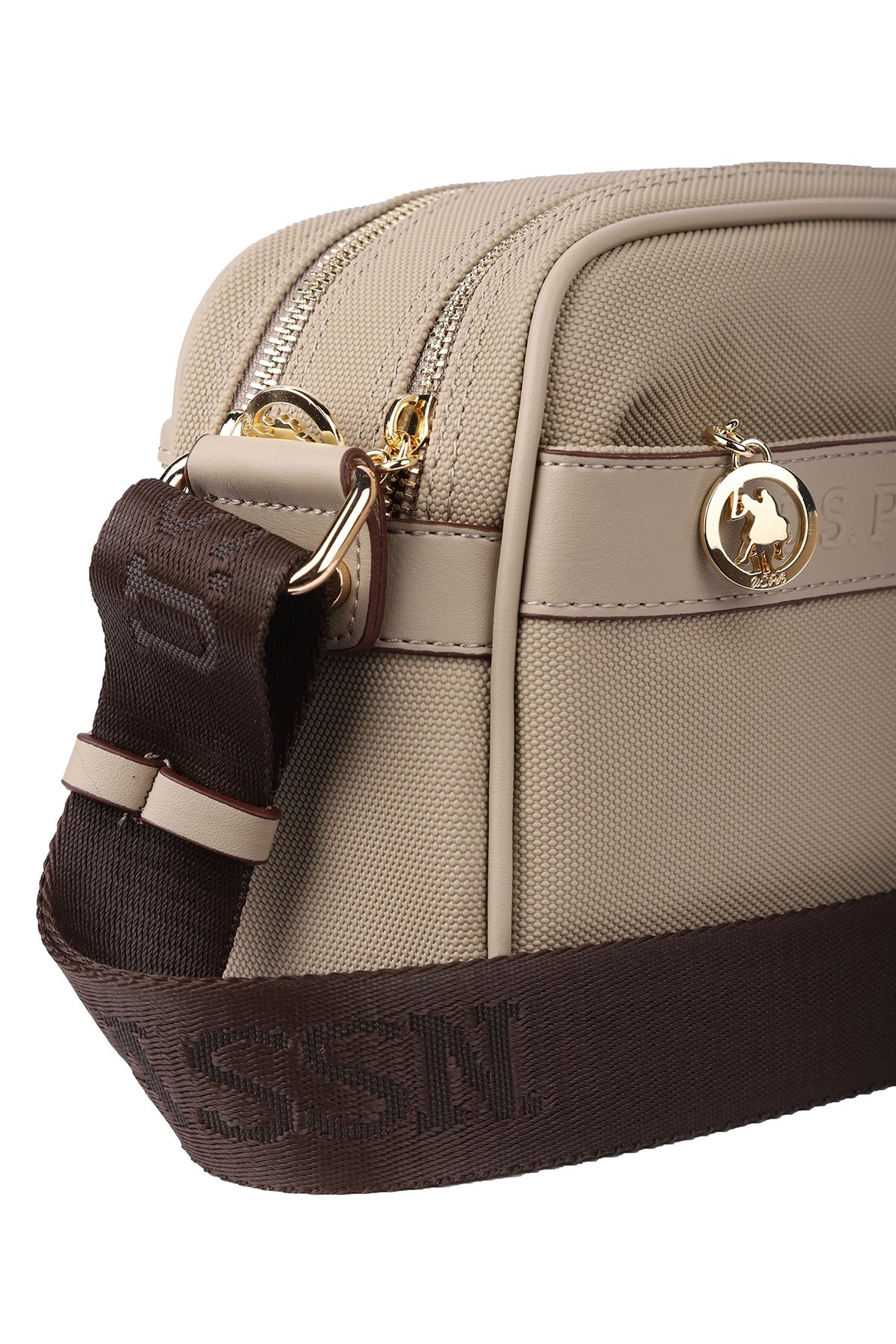 US24742 U.S. POLO ASSN. USPA LADIES BAG 04448 Gravel(Çakıl)