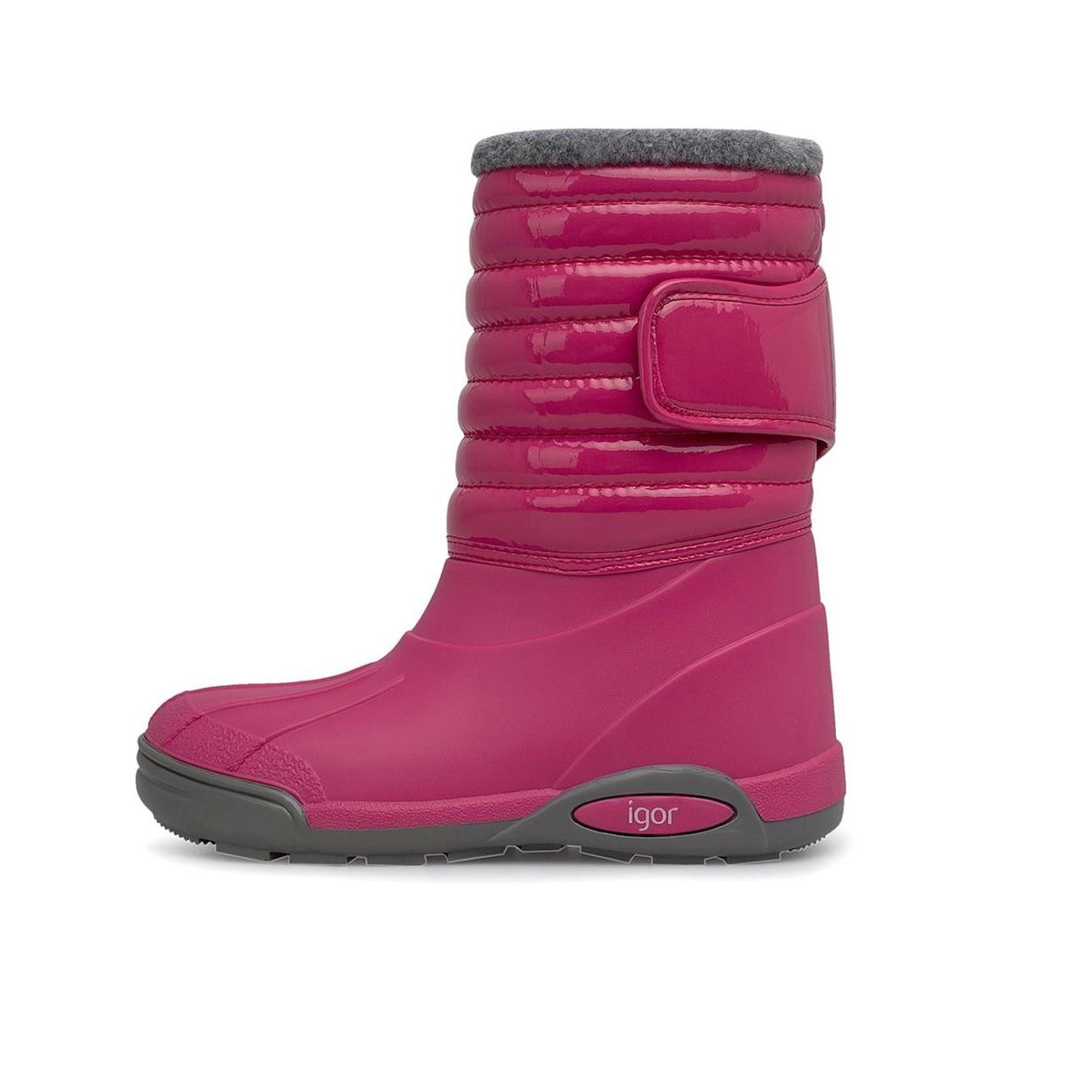 Kız Çocuk Yağmur Botu W10168 TOPO SKI CHAROL 007-Fucsia