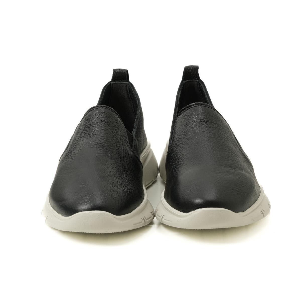 Kadın Sneaker ( Günlük) 42P7 Frau DEER Leather Nero