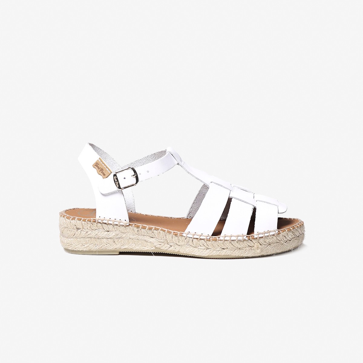 Emma Toni Pons Sandal Leather White - White