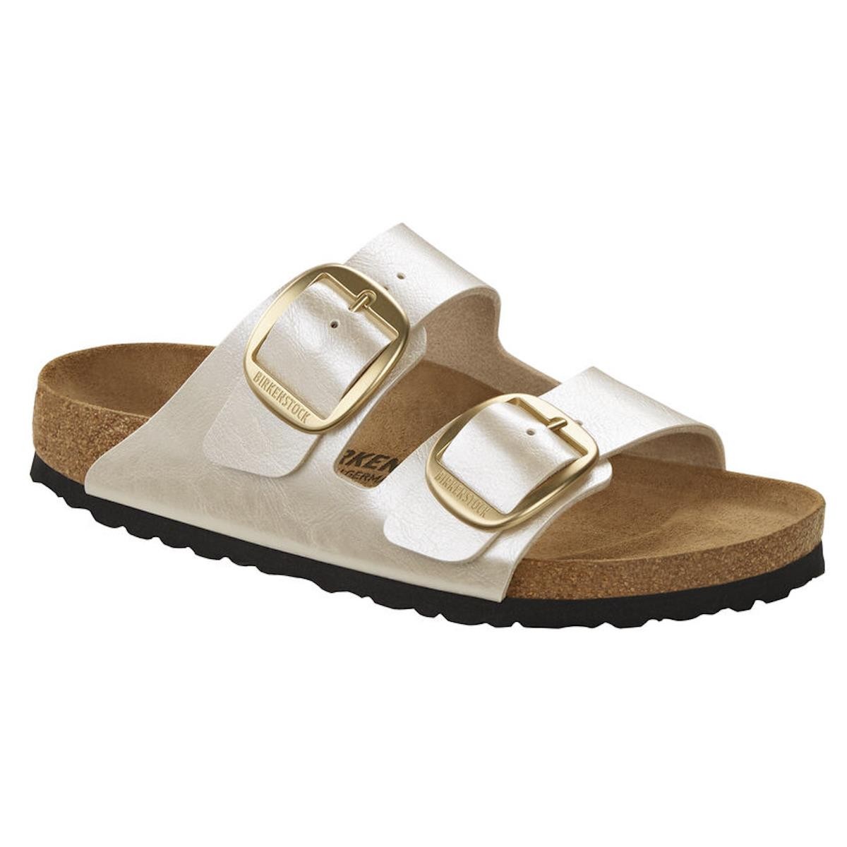 Kadın Terlik 1020021 Arizona Birkenstock BIG GRACEFUL Pearl  White