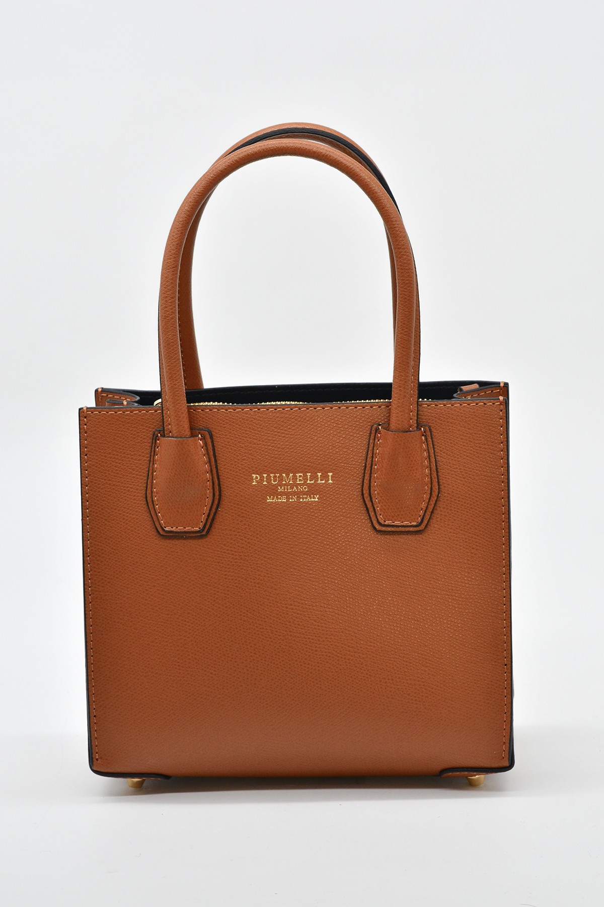 Kadın Omuz Çantası OPHELIA Piumelli Milano Bag P608 Tobacco