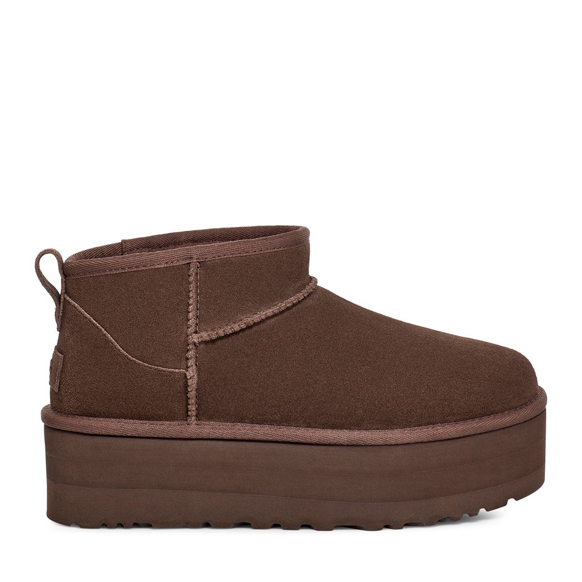 Kadın Bot 1135092 UGG W CLASSIC ULTRA MINI PLATFORM BURNT CEDAR