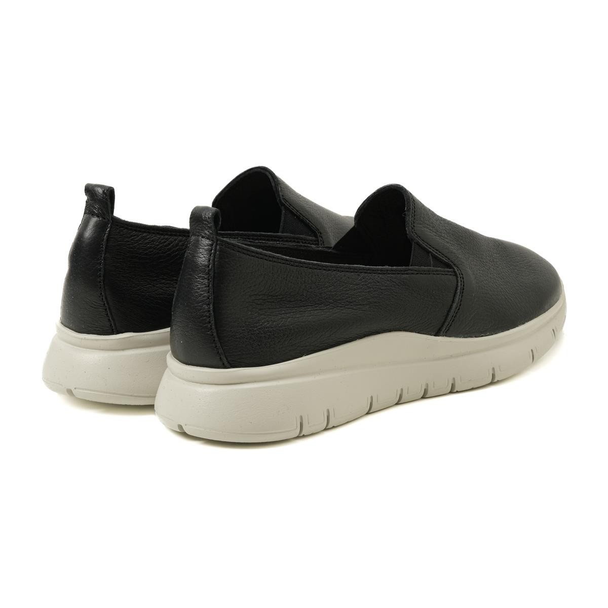 Kadın Sneaker ( Günlük) 42P7 Frau DEER Leather Nero