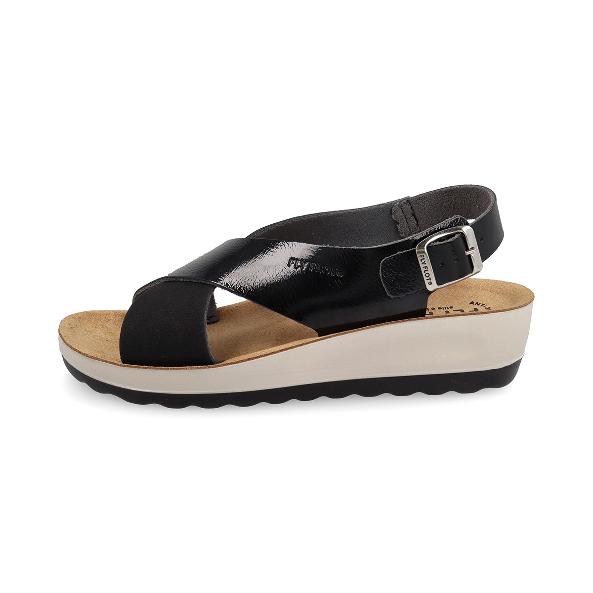 42 G61 3C Fly Flot SYNTHETIC Sandal Black