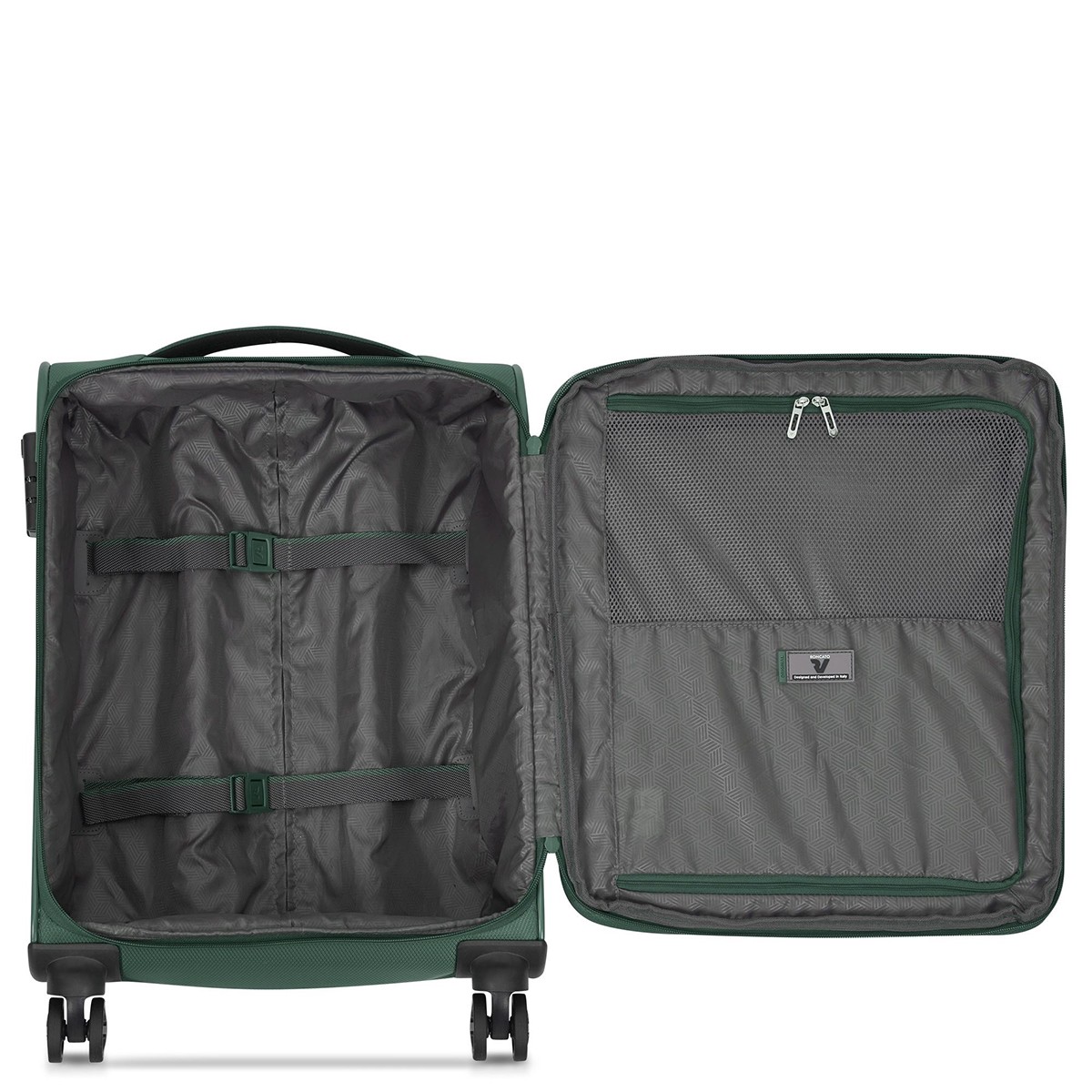 41464387 Roncato Trolley Cabına 4R 55/20-23 Cm Exp. Jazz 4.0 Verde Bottiglia