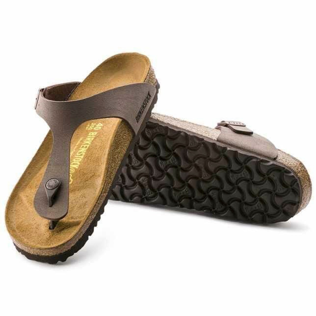 043751 BIRKENSTOCK NOS GIZEH MOCCA BIRKO-FLOR-NUBUK