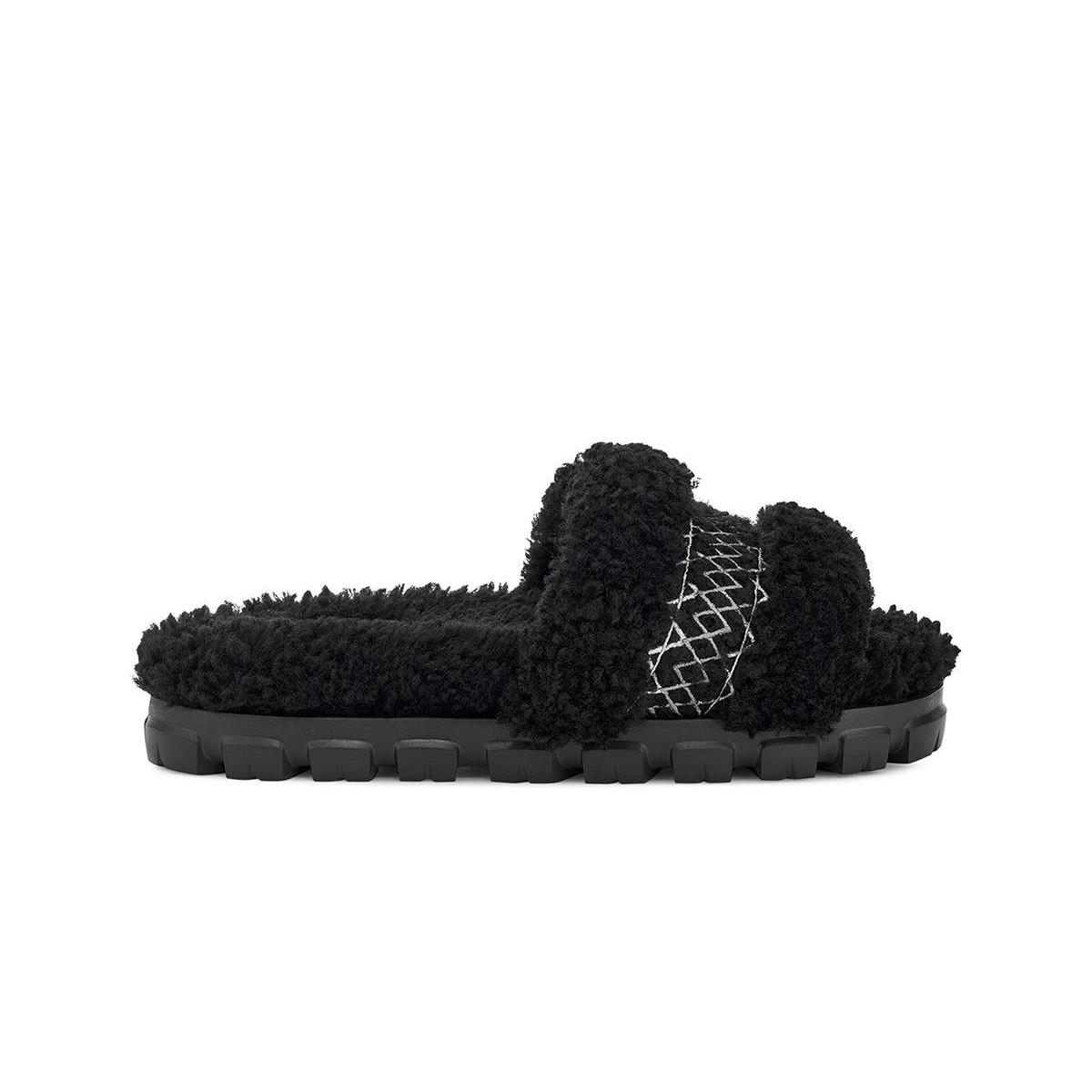 1143974 UGG W COZETTA UGG BRAID  Black (Siyah)