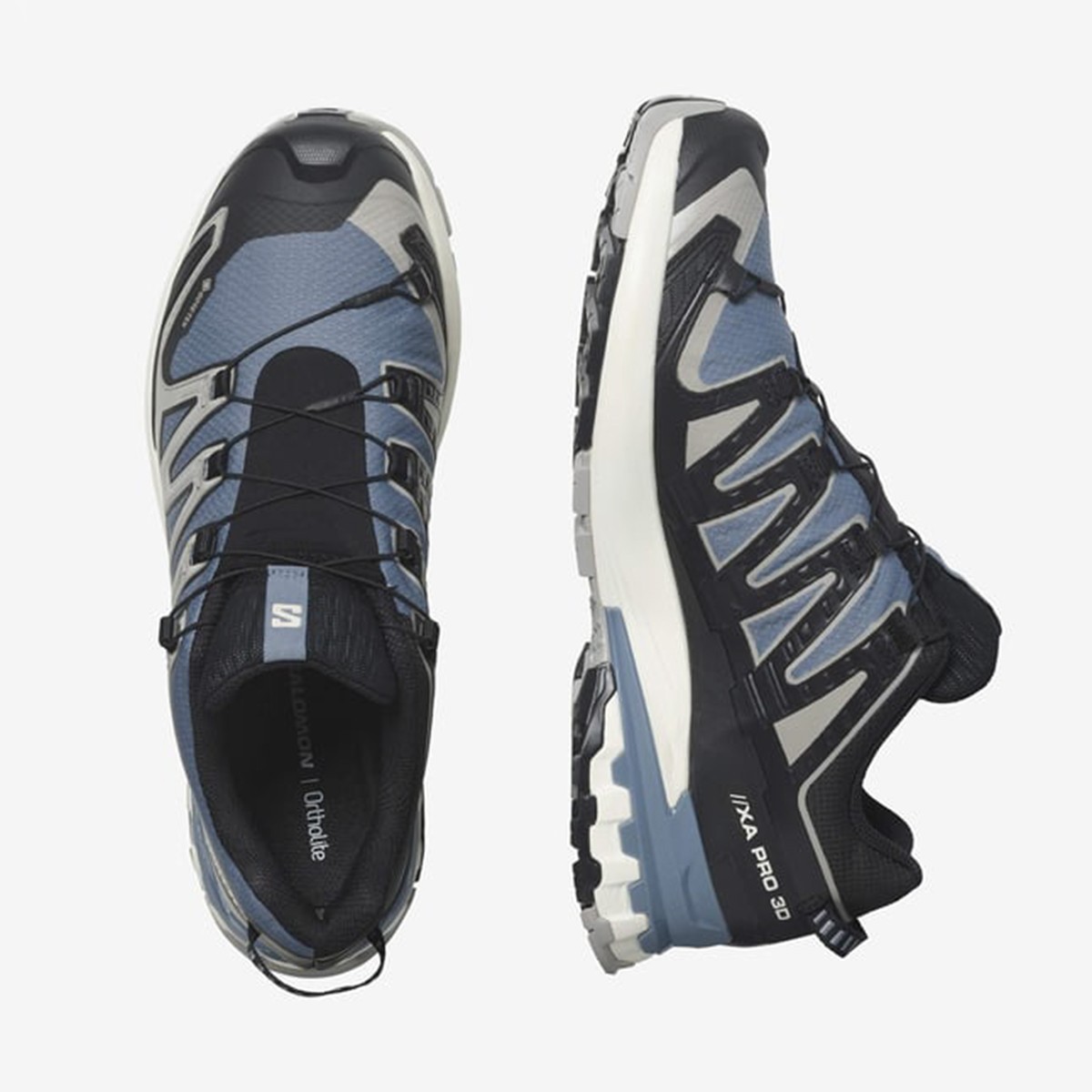 L47270600 SALOMON XA PRO 3D V9 GTX Flint Stone/Black/Ghost Gray