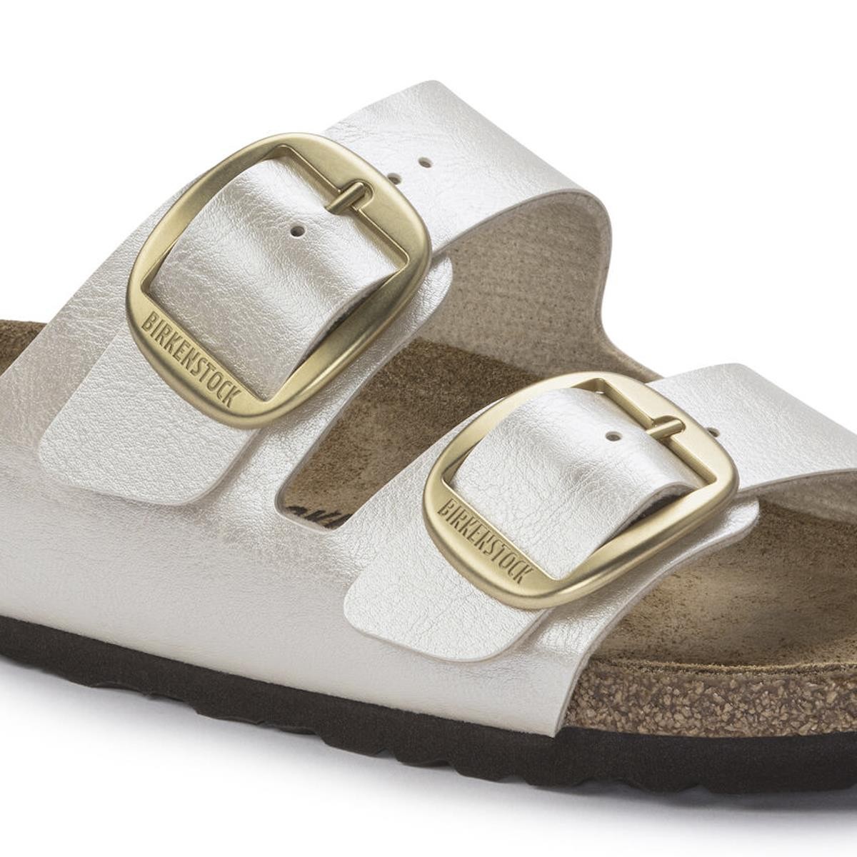 Kadın Terlik 1020021 Arizona Birkenstock BIG GRACEFUL Pearl  White