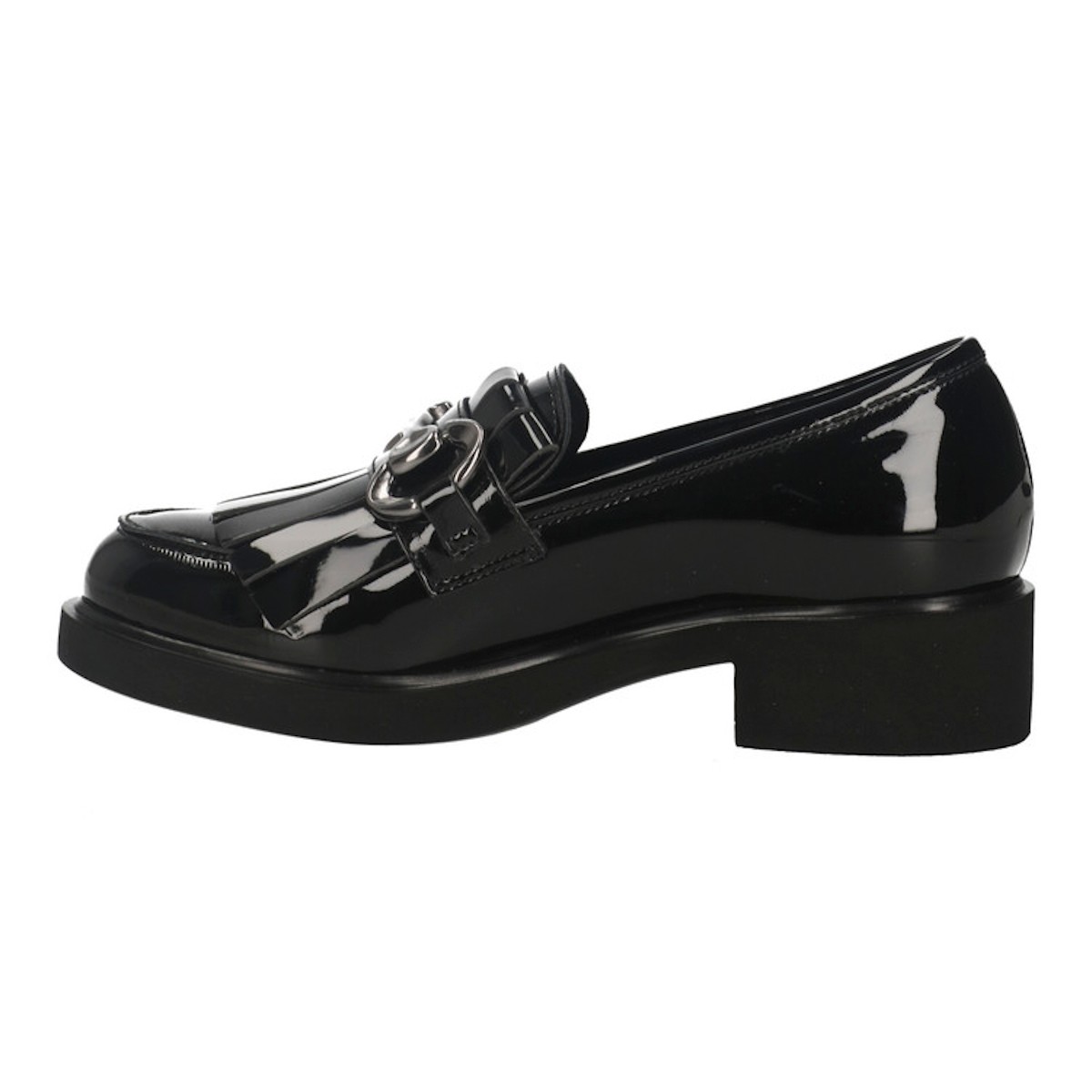 Kadın Oxford ( Klasik) 844859DS Donna Serena 4859 VERNICE NERO  F.DO BLACK SC Nero