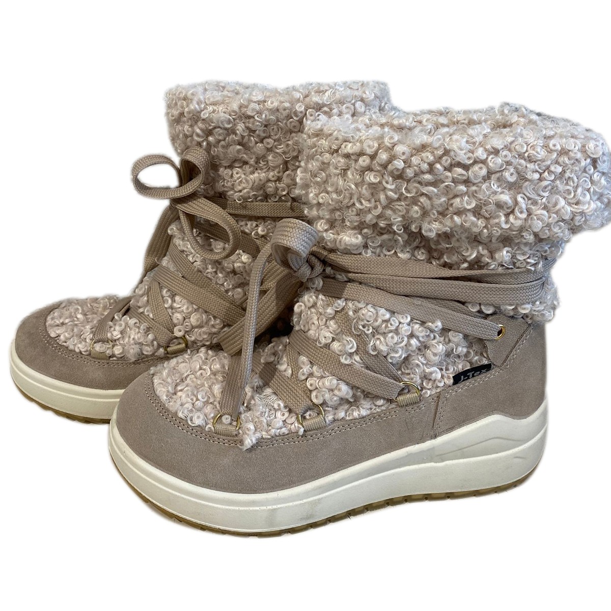 6382 1J Jacalu synth.wool / leather Pu sole Beige