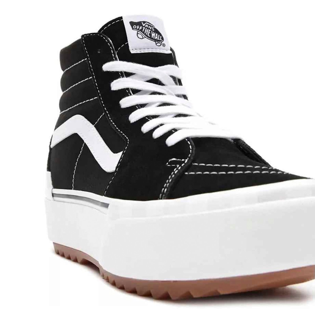 VN0A4BTW5ZN1 UA VANS SK8-Hi Stacked (SUEDECANVAS)BLKBLNCDBLNC