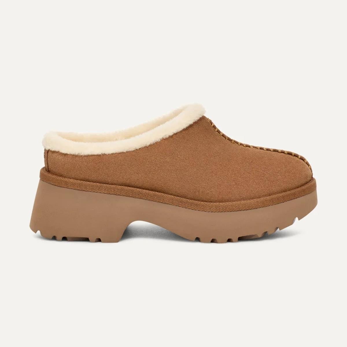 Kadın Terlik 1162510 UGG W NEW HEIGHTS COZY CLOG CHESTNUT (TABA)