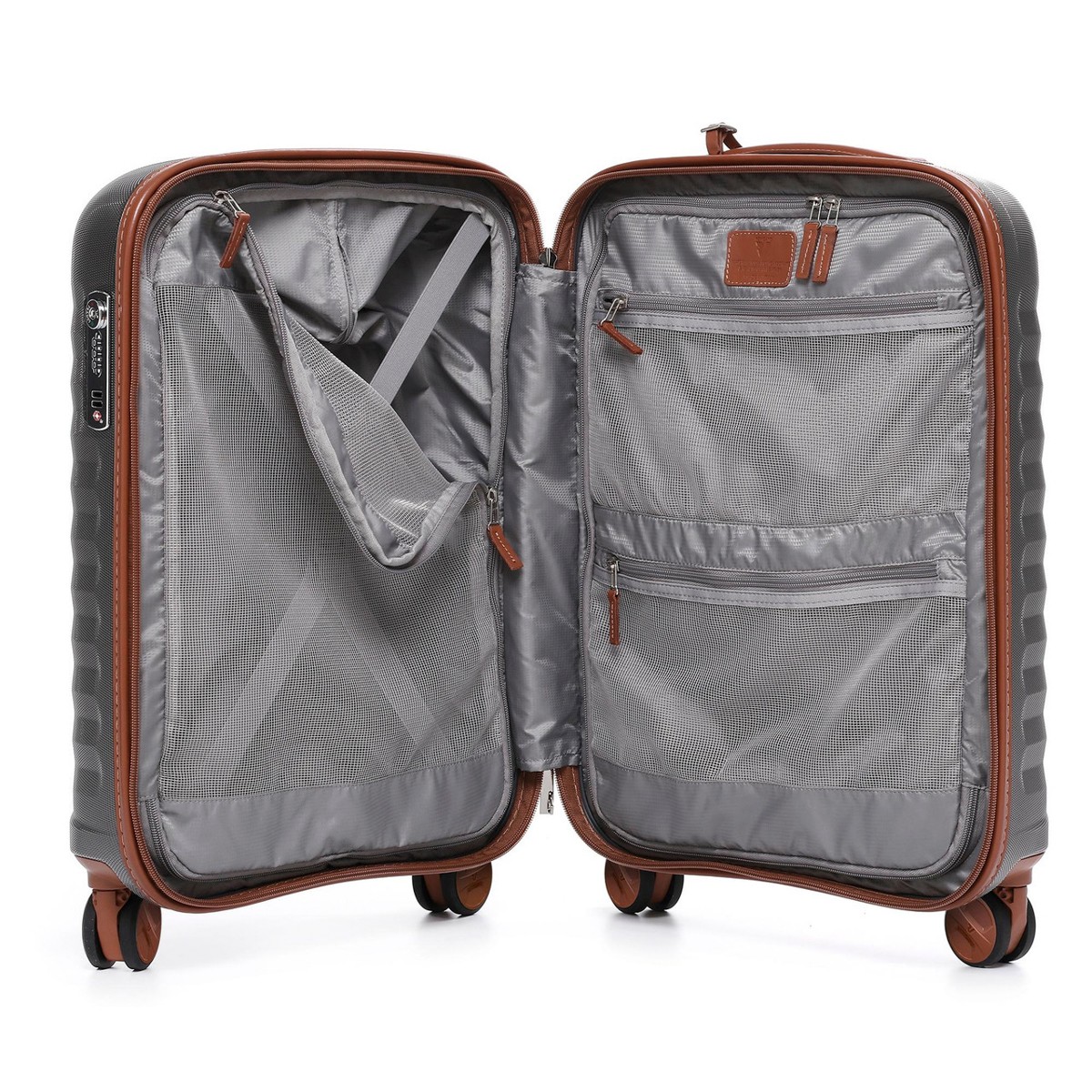 52333445-3445 E-Lite Cabın Luggage 40Cm Cognac/Titanium