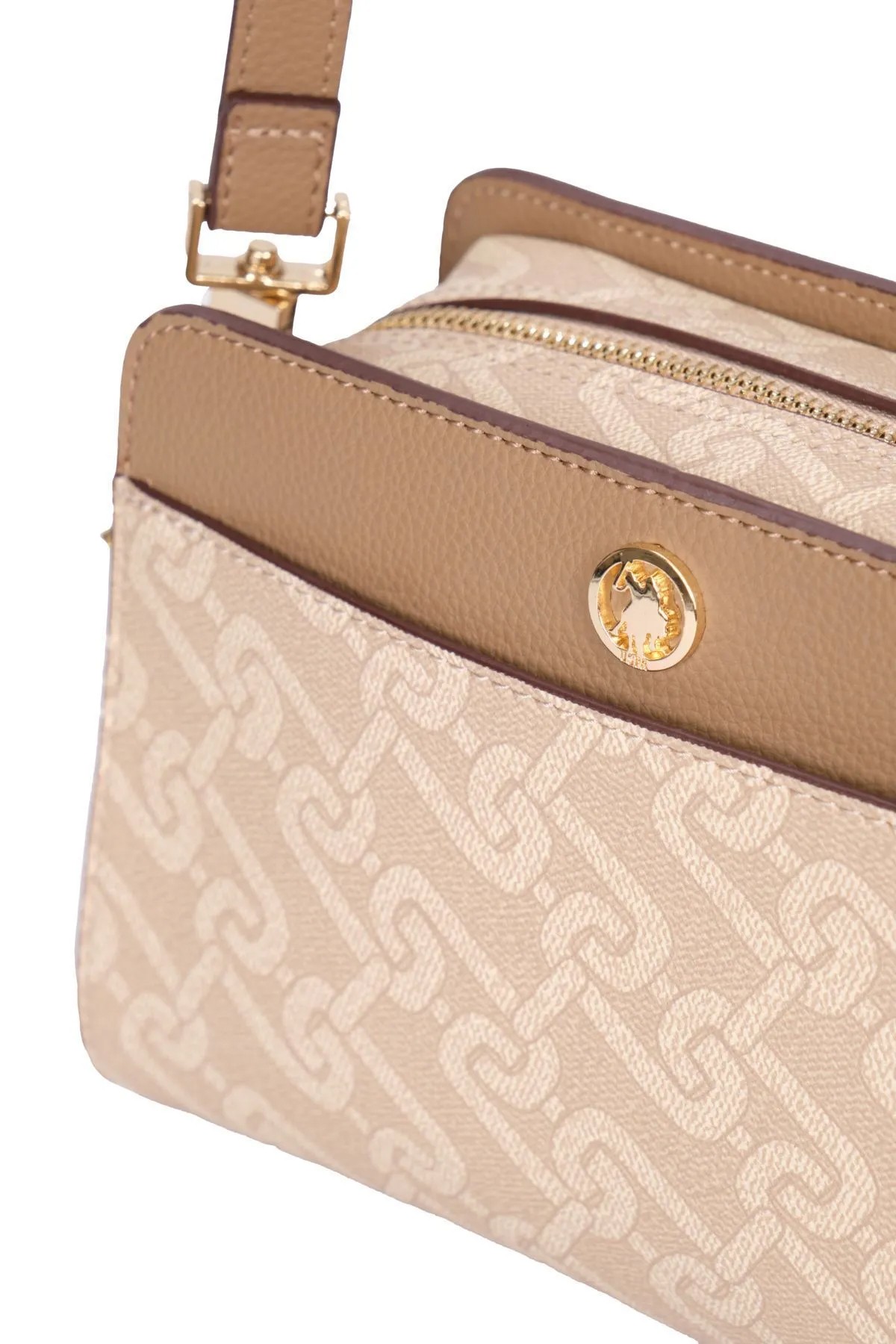 US24514 U.S. POLO ASSN. USPA LADIES BAG BEIGE