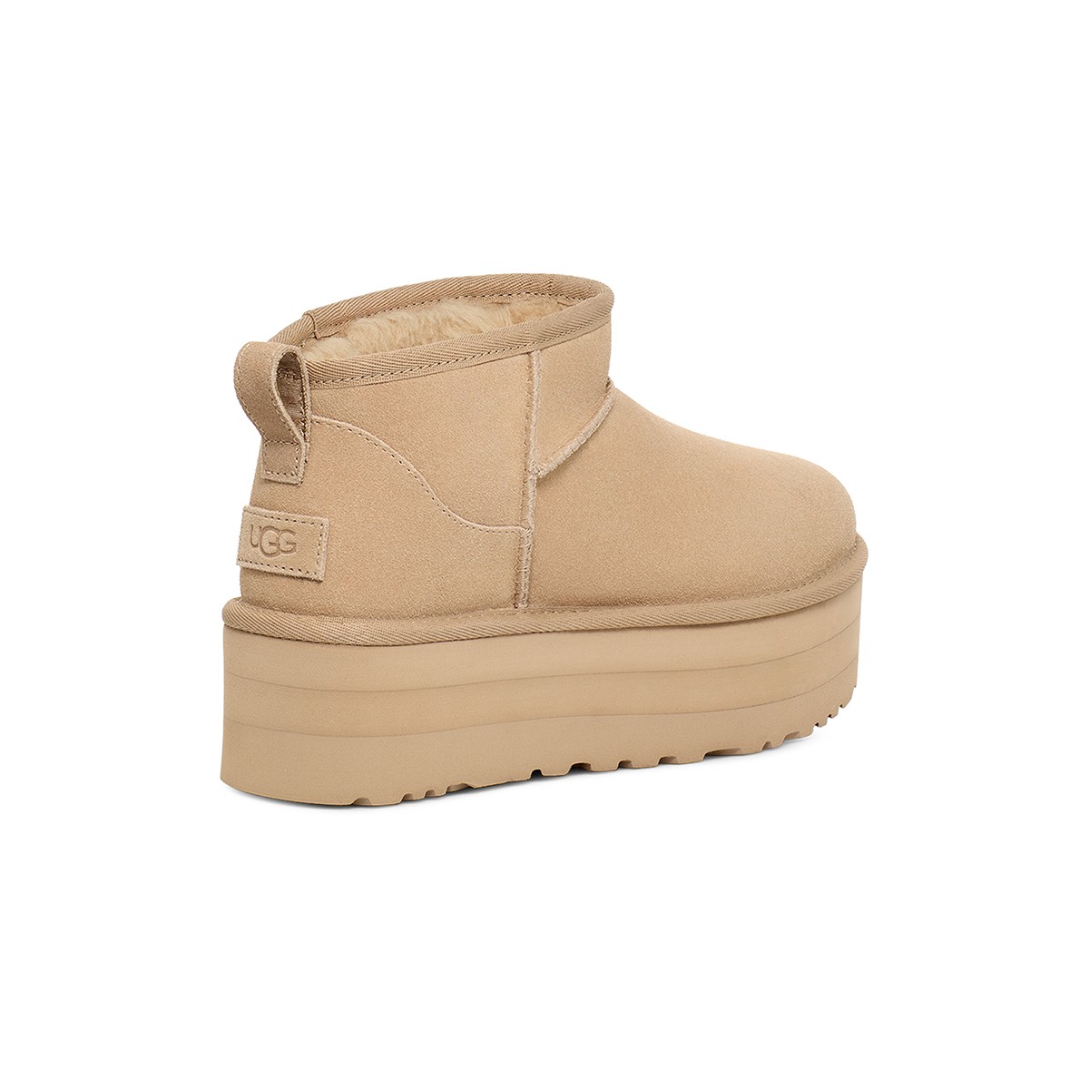 Kadın Bot 1135092 UGG W CLASSIC ULTRA MINI PLATFORM MUSTARD SEED (HARDAL)