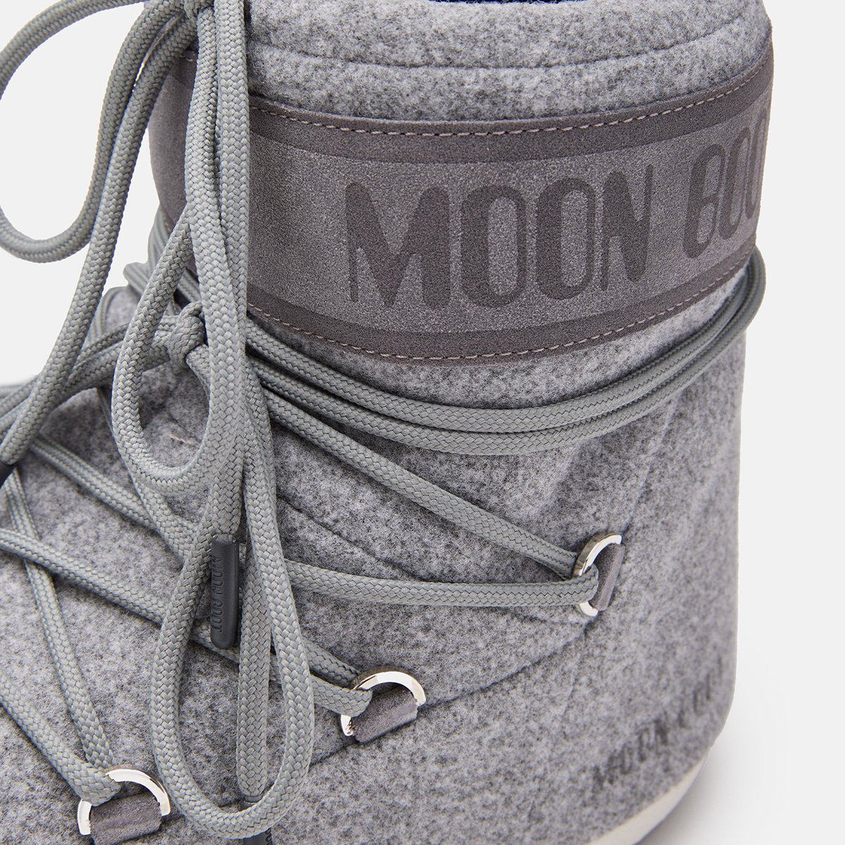 80D1409570-H006 Moon Boot Icon Low Felt Grey