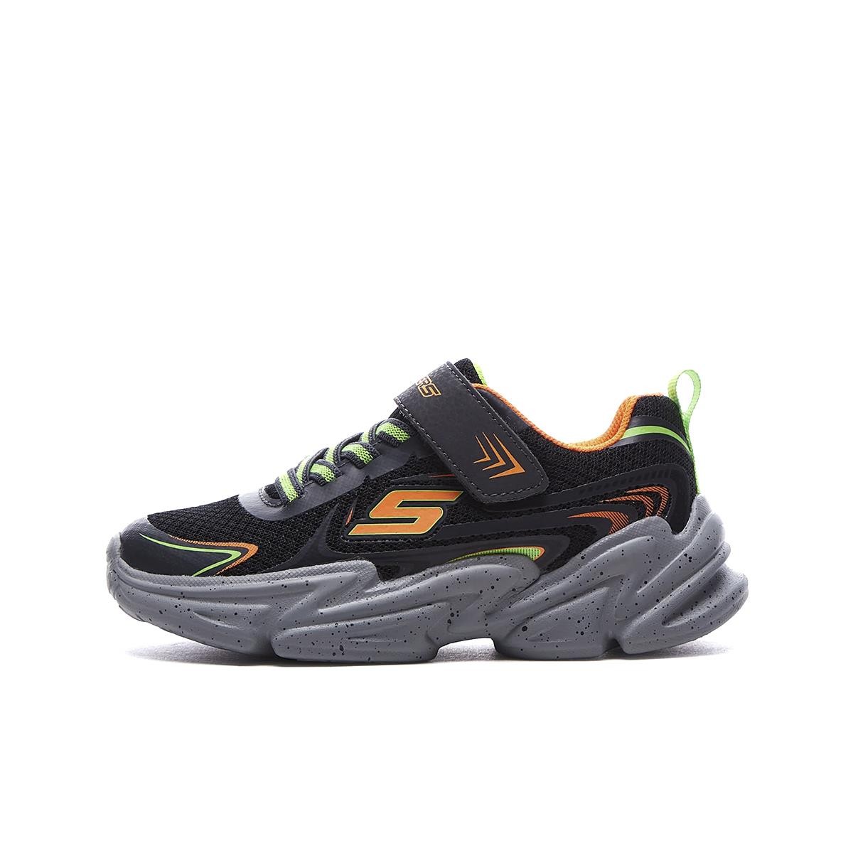 Erkek Çocuk Sneaker ( Günlük) 403885L BCOR Skechers WAVETRONIC Black-Grey-Orange