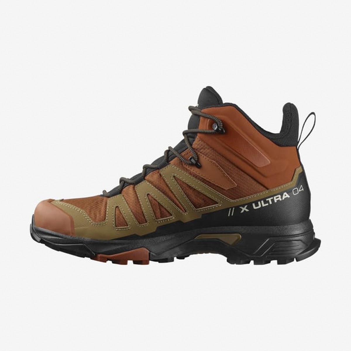 L47685400 SALOMON X ULTRA 4 MID GTX Caramel Cafe/Gothic Olive/Black