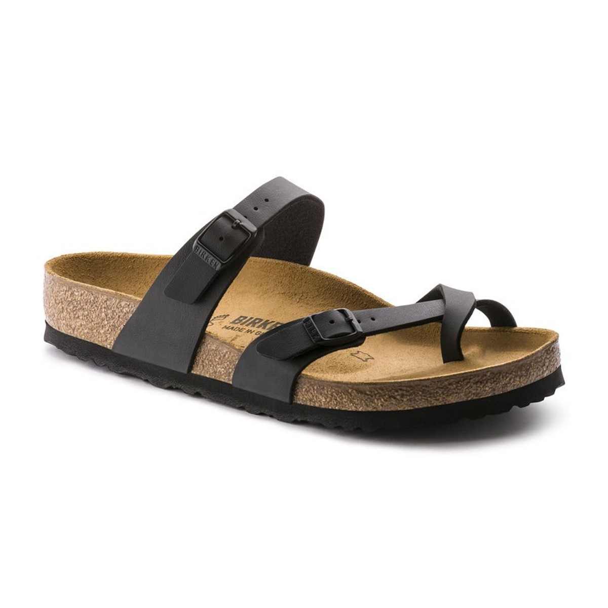 071791 Mayari Birkenstock BF Schwarz - SCHWARZ/R.WEISS