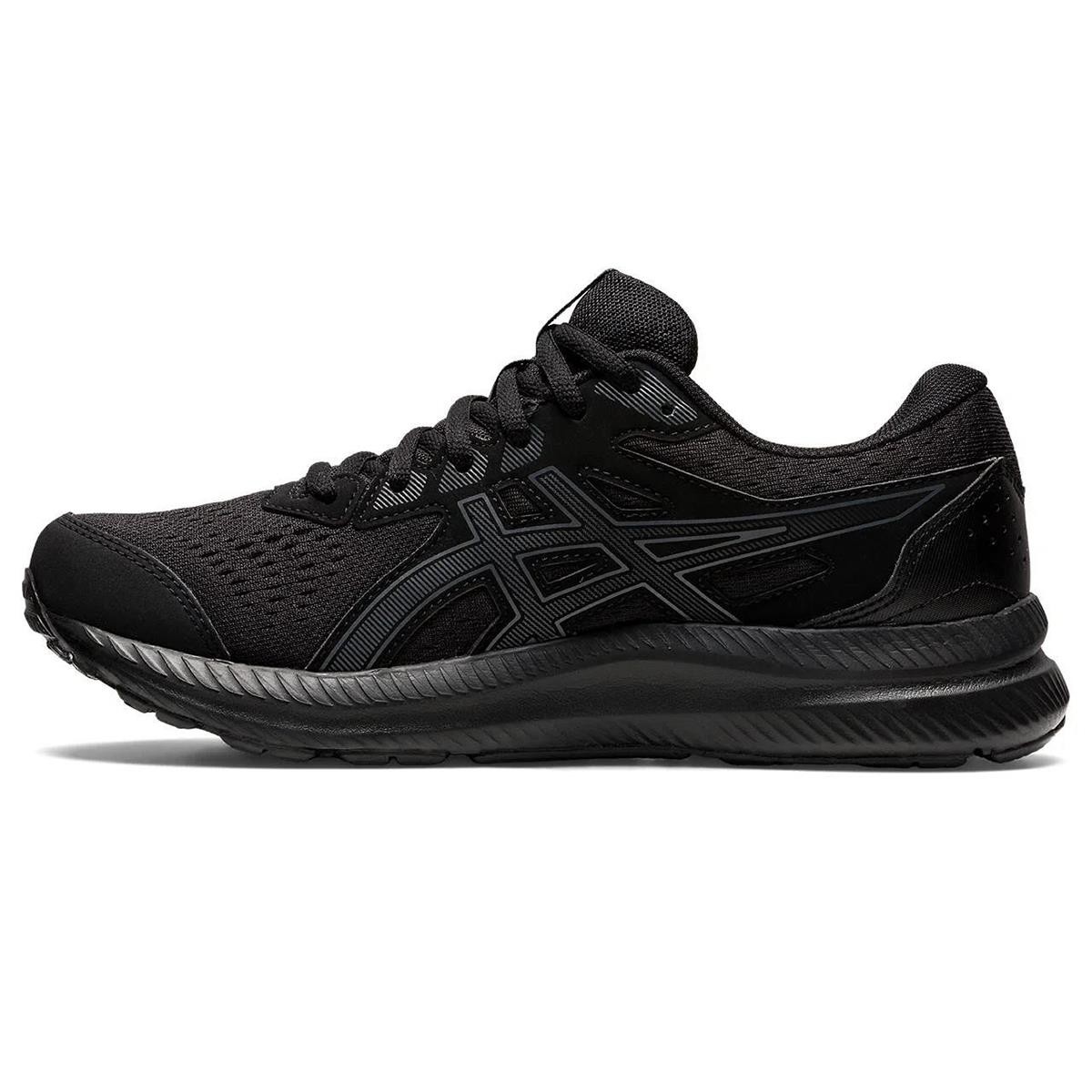 Kadın Spor Ayakkabı 1012B320-001 ASICS GEL-CONTEND 8 BLACK-WHITE