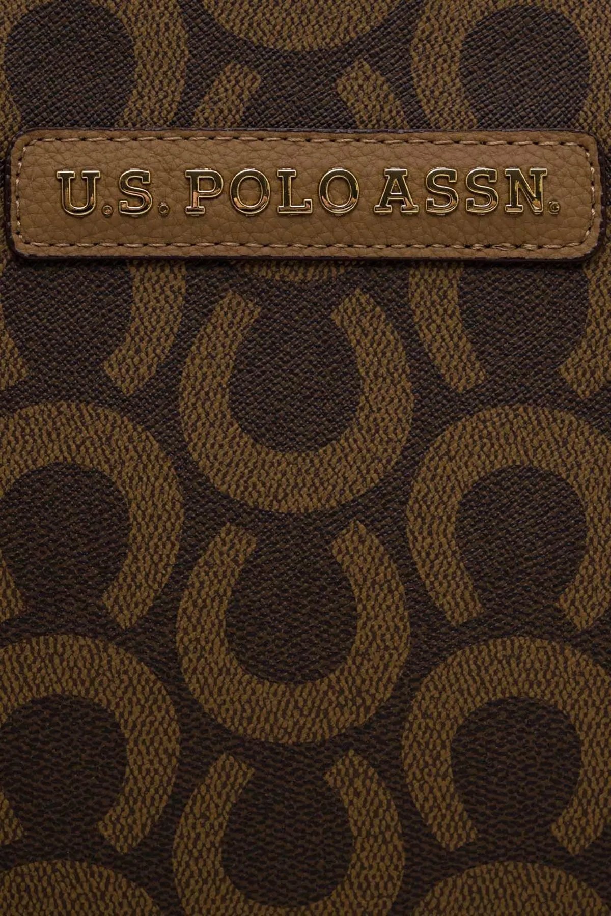 US24594 U.S. POLO ASSN. USPA LADIES BAG BROWN