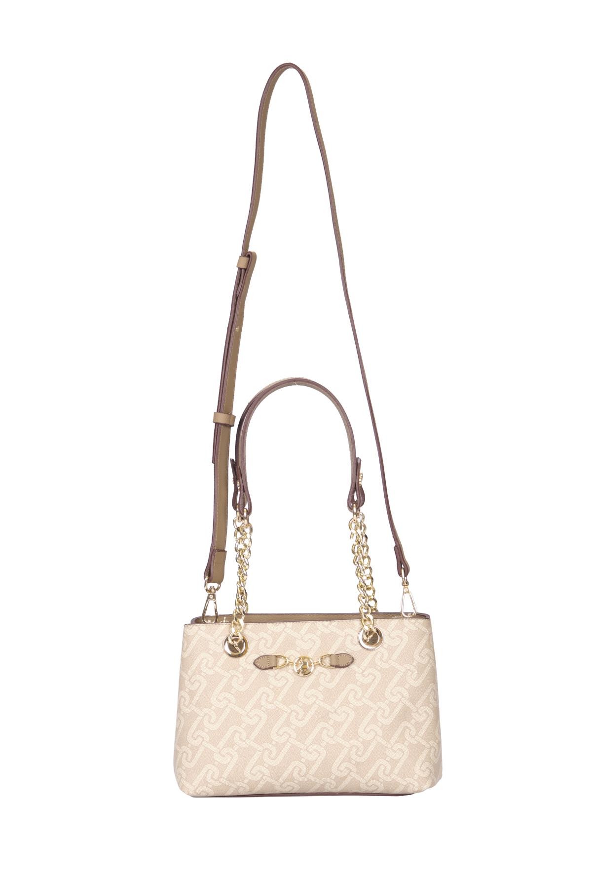 Kadın Omuz Çantası US24508 U.S. POLO ASSN. USPA LADIES BAG 00018 Beige