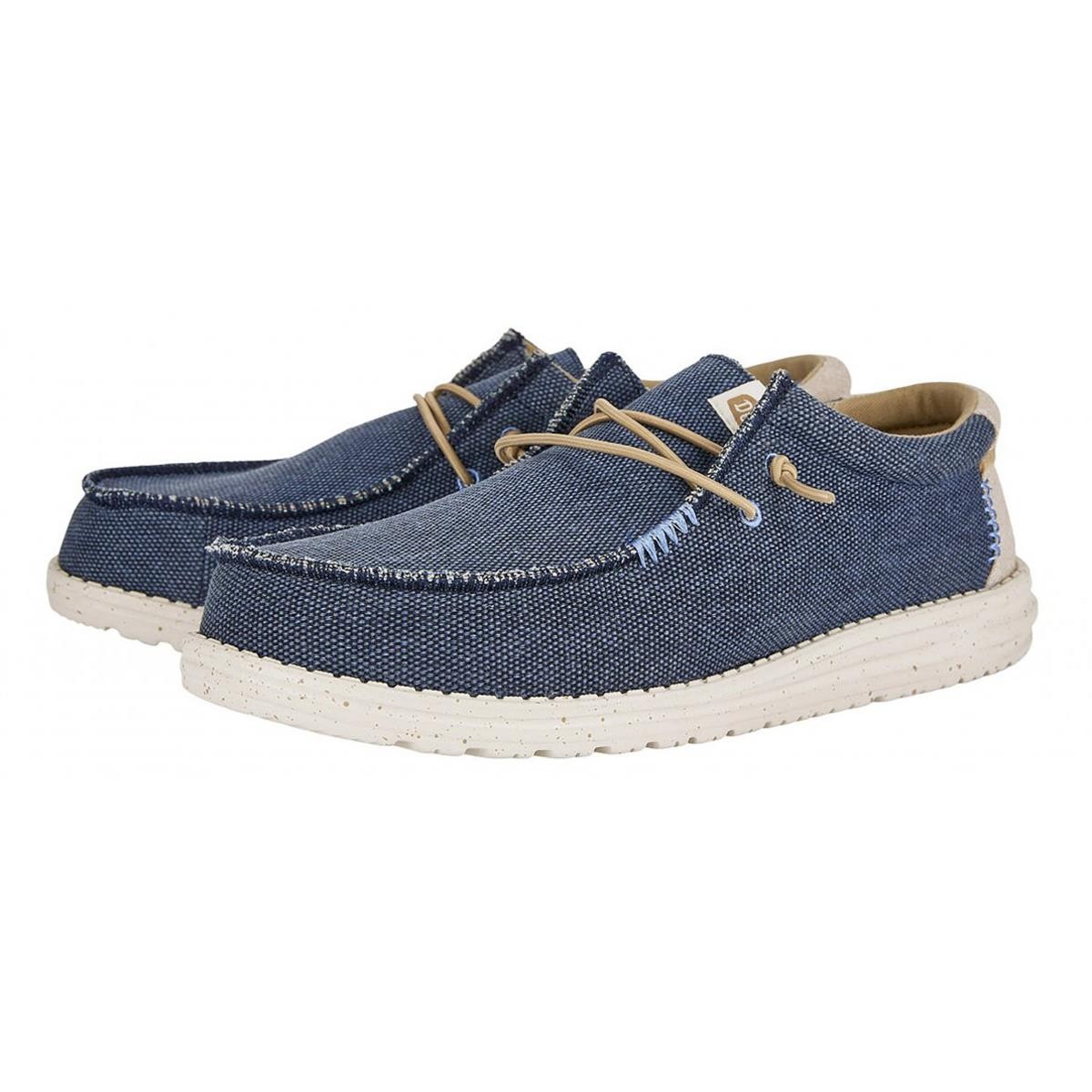 Erkek Sneaker ( Günlük) HD.40952  Hey Dude Wally Coastline Jute 410 Navy