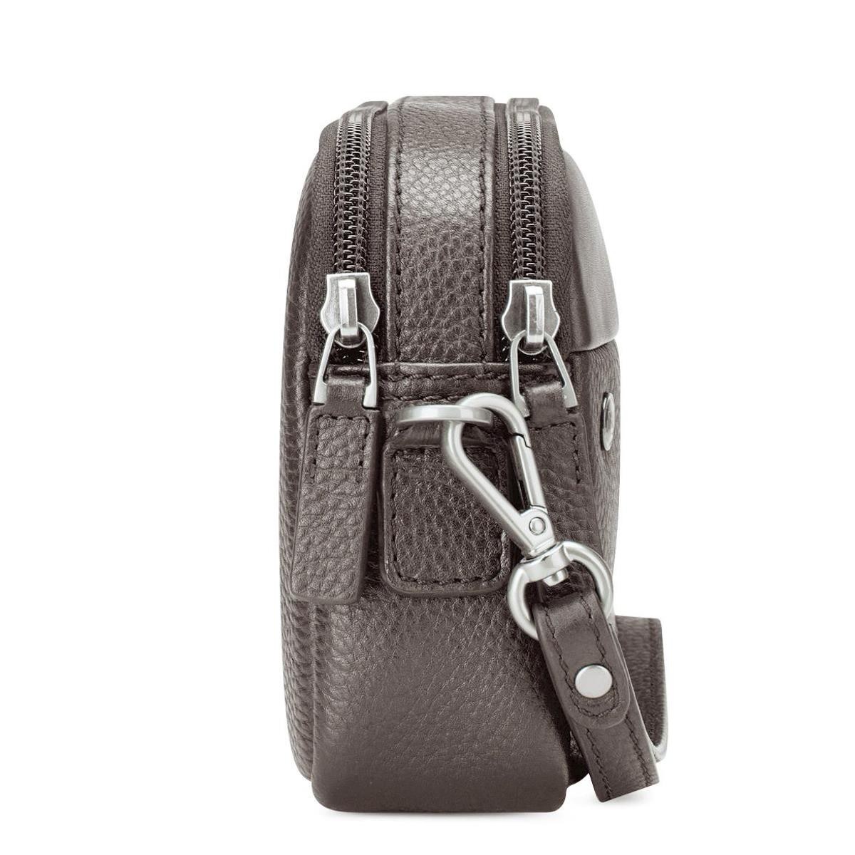 Erkek El Çantası 41242244 Roncato POCHETTE 2 COMP. ALASKA MOGANO