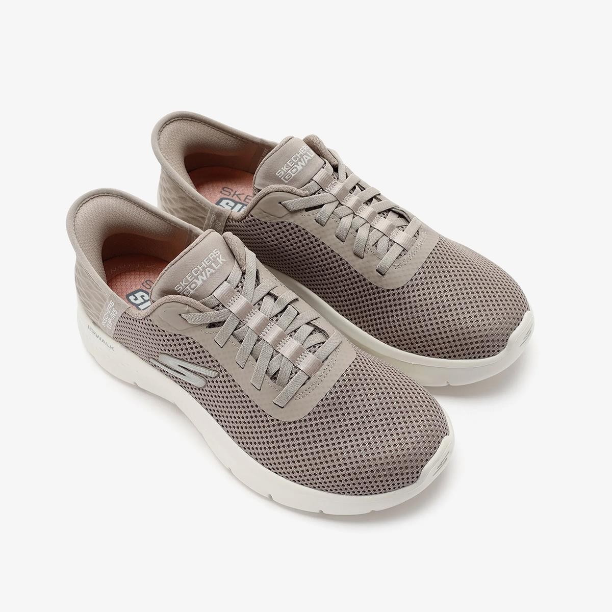 Kadın Sneaker ( Günlük) 124975TK TPE Skechers GO WALK FLEX - GRAND ENTRANCE Beige