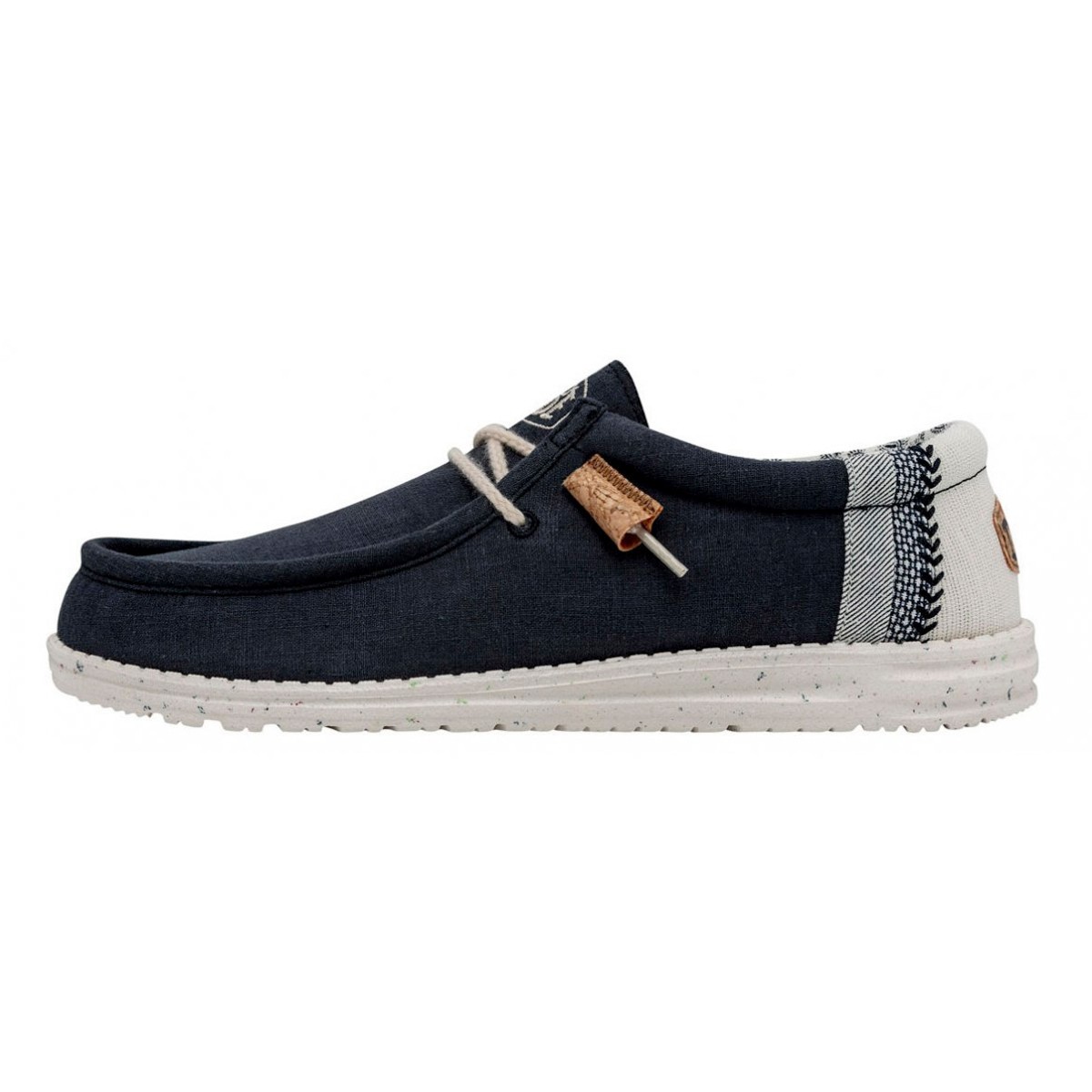 Erkek Sneaker ( Günlük) HD.40015  Hey Dude Wally Break Stitch 410 Navy