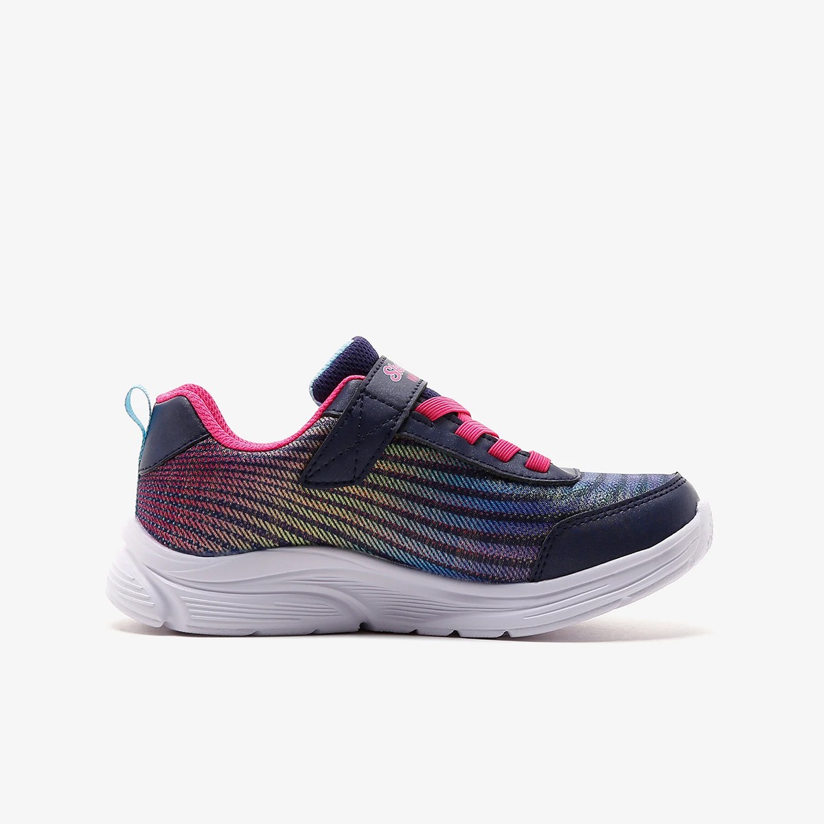 303393L NVMT Skechers WAVY LITES - HYDRO CRUSH Navy Multi Knit