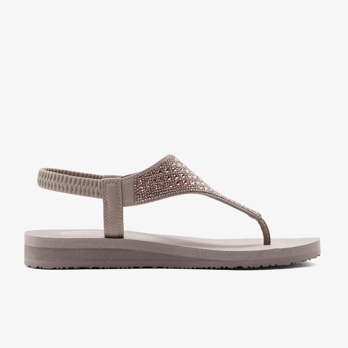 Kadın Sandalet 119770 TPE Skechers MEDITATION Beige