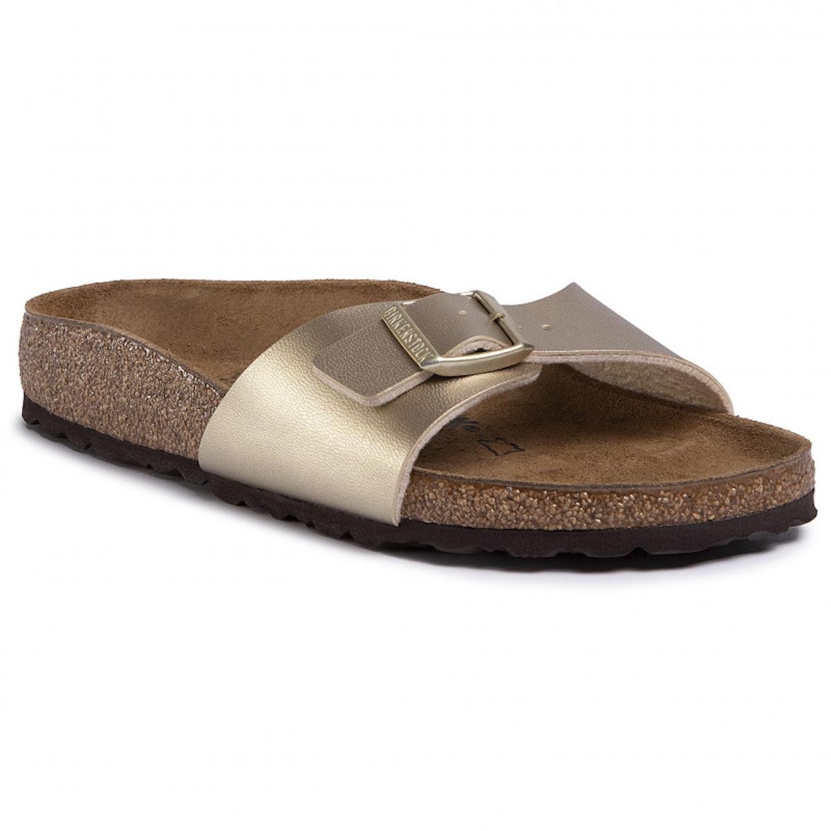 Kadın Terlik 1016107 Birkenstock Madrid BF Gold