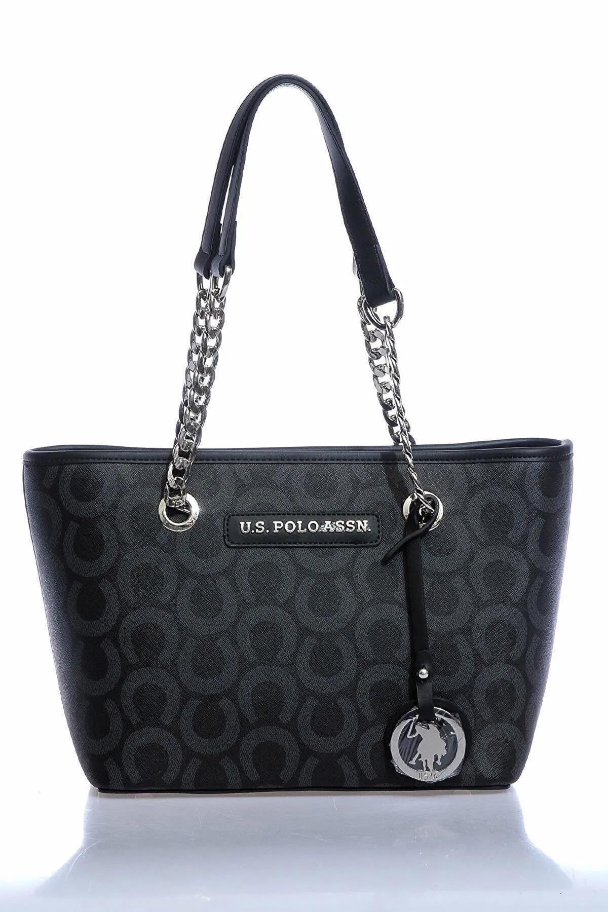 Kadın Omuz Çantası US24594 U.S. POLO ASSN. USPA LADIES BAG BLACK