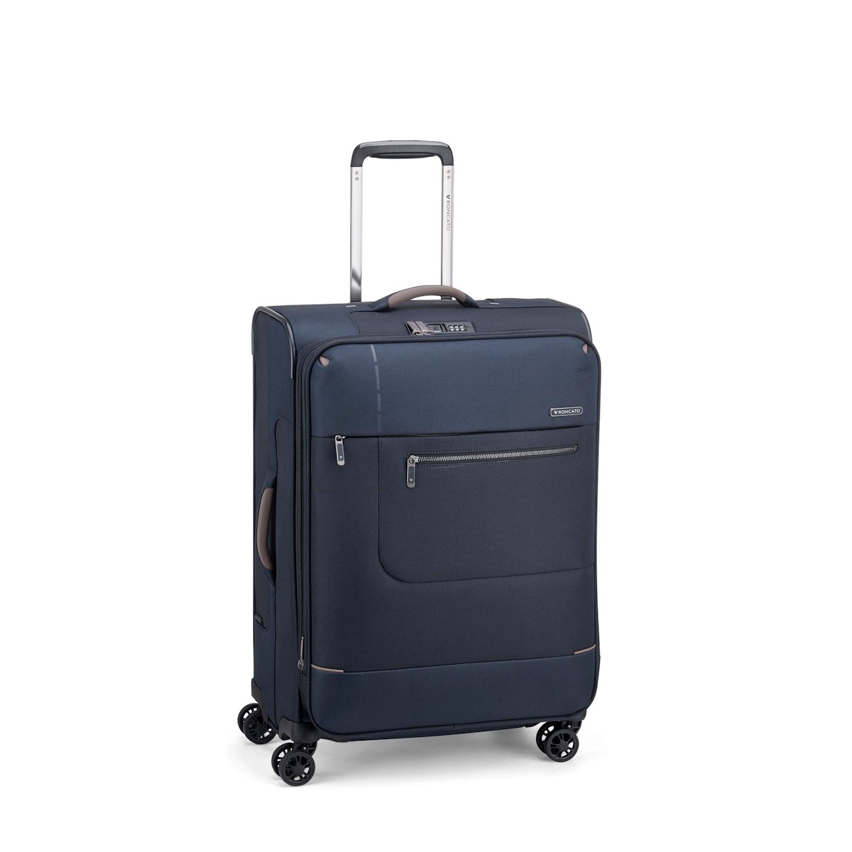 41527223 Roncato Trolley Medıo 4R Exp. 63 Cm Sıdetrack Blu Notte