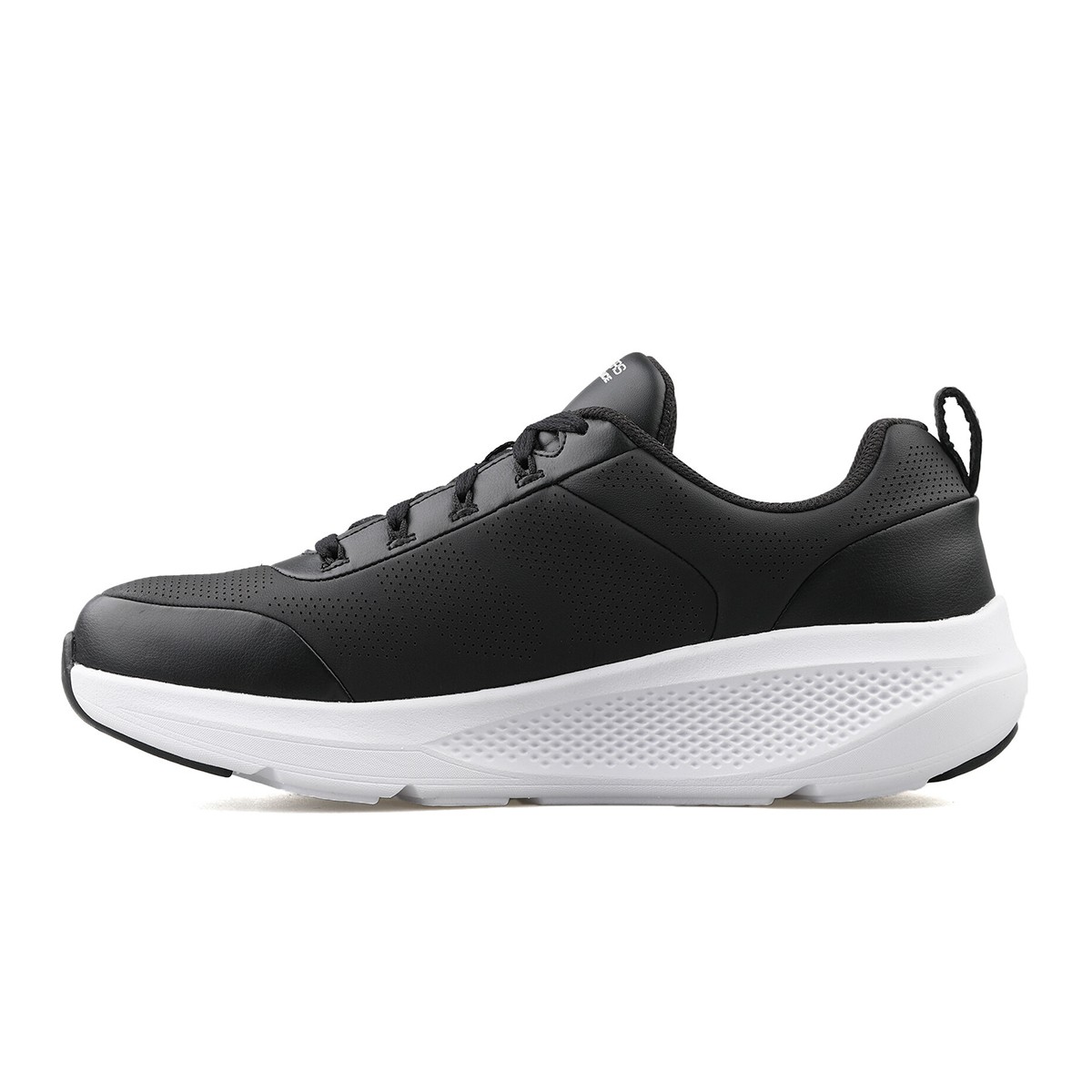 220328 BKW Skechers GO RUN ELEVATE- HEMISPHERE Black White