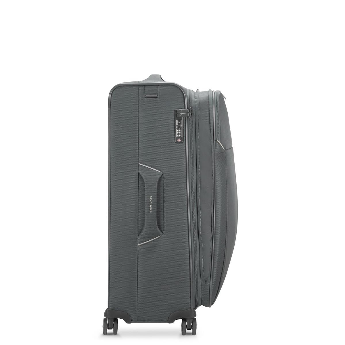 Unisex Valiz 41530122 Roncato Trolley Grande 4R 75 Cm Exp Ironık 2.0 Anthracite