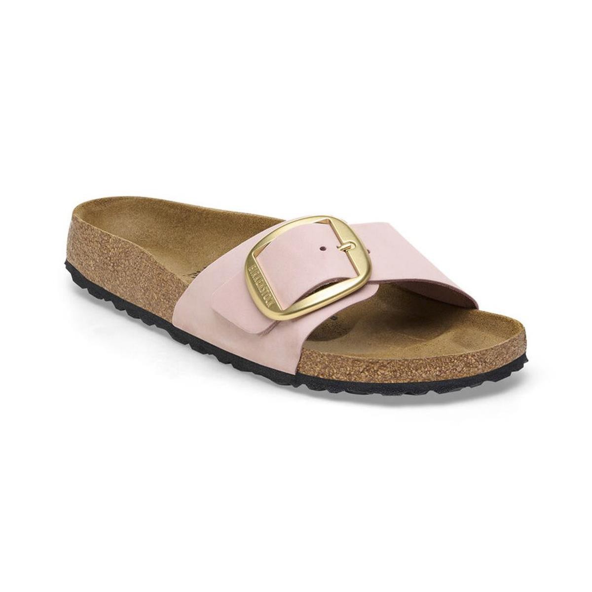 Kadın Terlik 1027056 Birkenstock MADRID BIG BUCKLE NU SOFT PINK